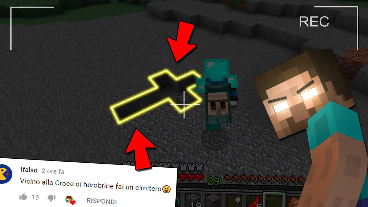 I FAN TROVANO HEROBRINE IN UN MIO VIDEO!!
