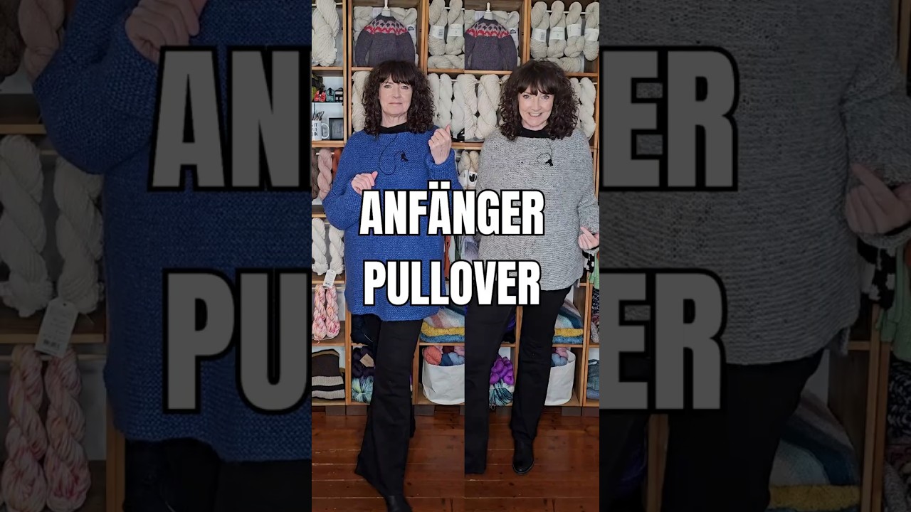 Anfänger Pullover Nora - Strickanleitung