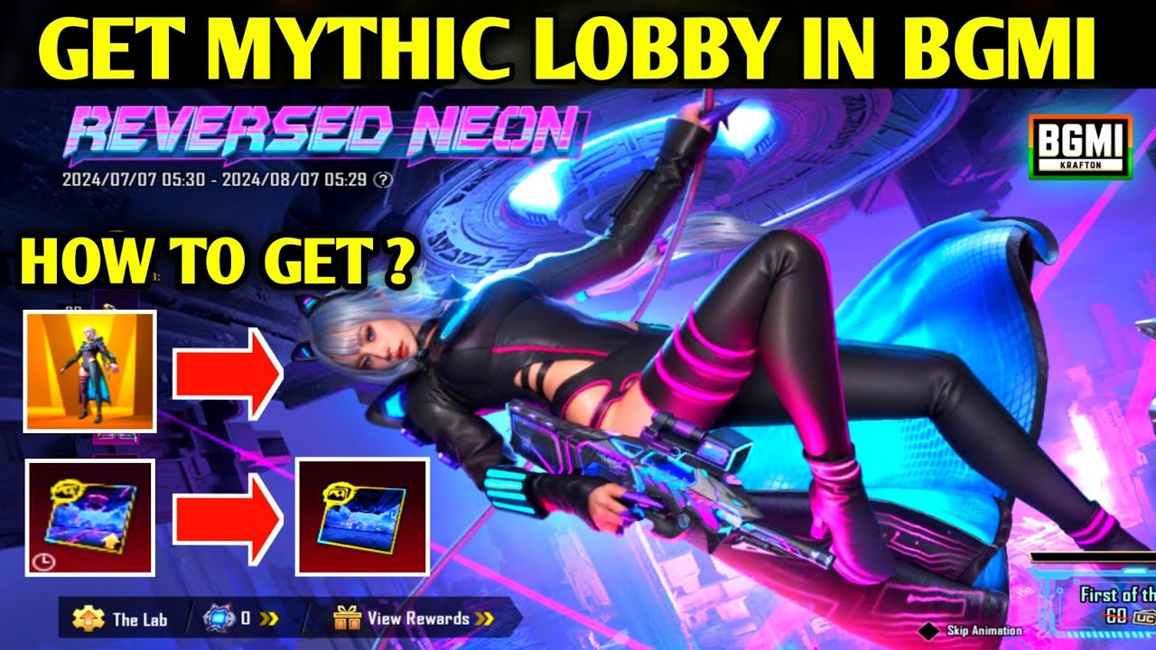 😍Get Upgrade Mythic Lobby In Bgmi | How To Convert Collection 60 Days Lobby Into Permanent