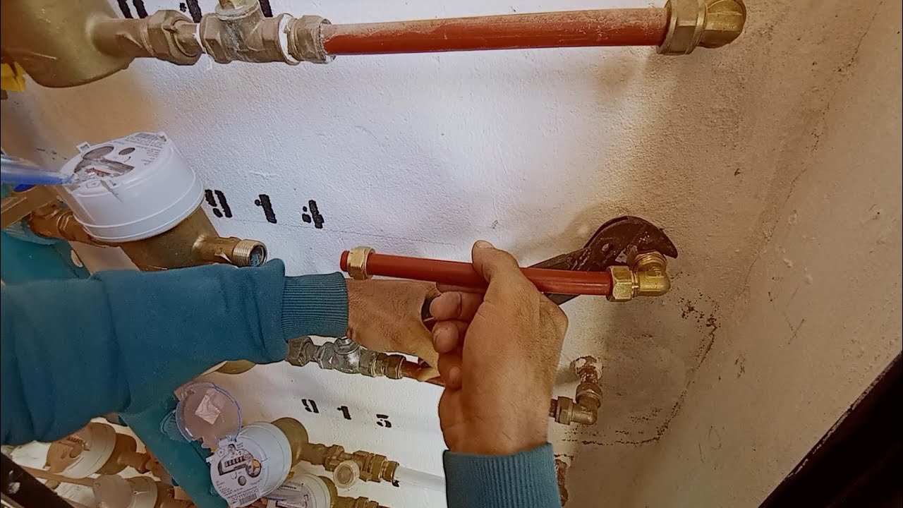 طريقة تركيب عداد الماء للشقق السكن الاقتصادي من البداية الى النهاية