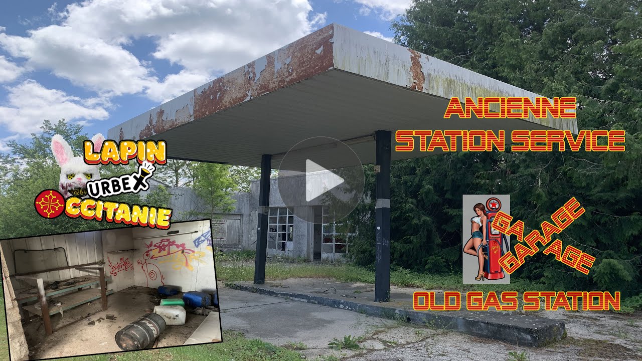 🎥 Lapin Urbex 🐰🔦 et la Station Service / Garage ⛽️ / Gas Station 🇬🇧 - Géolocalisation donnée⚠️ 3 min