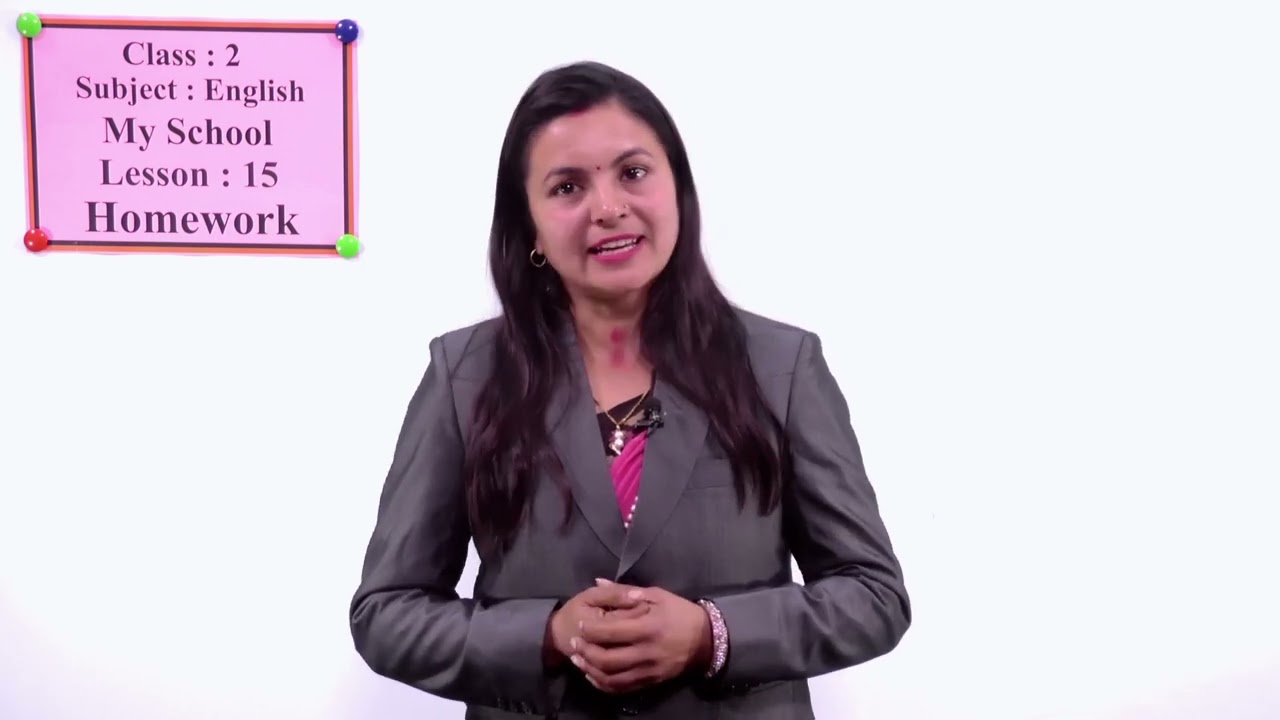 39 Class 2 English My School Lesson 15 Homework