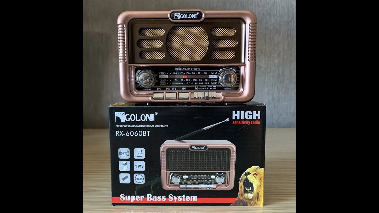 Радіоприймач Golon RX 6061BT