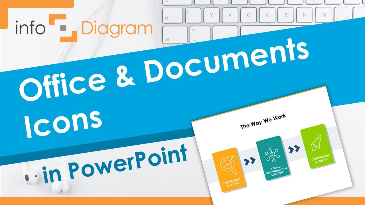 Office 2019 ICONS Set. Documents 2019 ICONS Set in PowerPoint