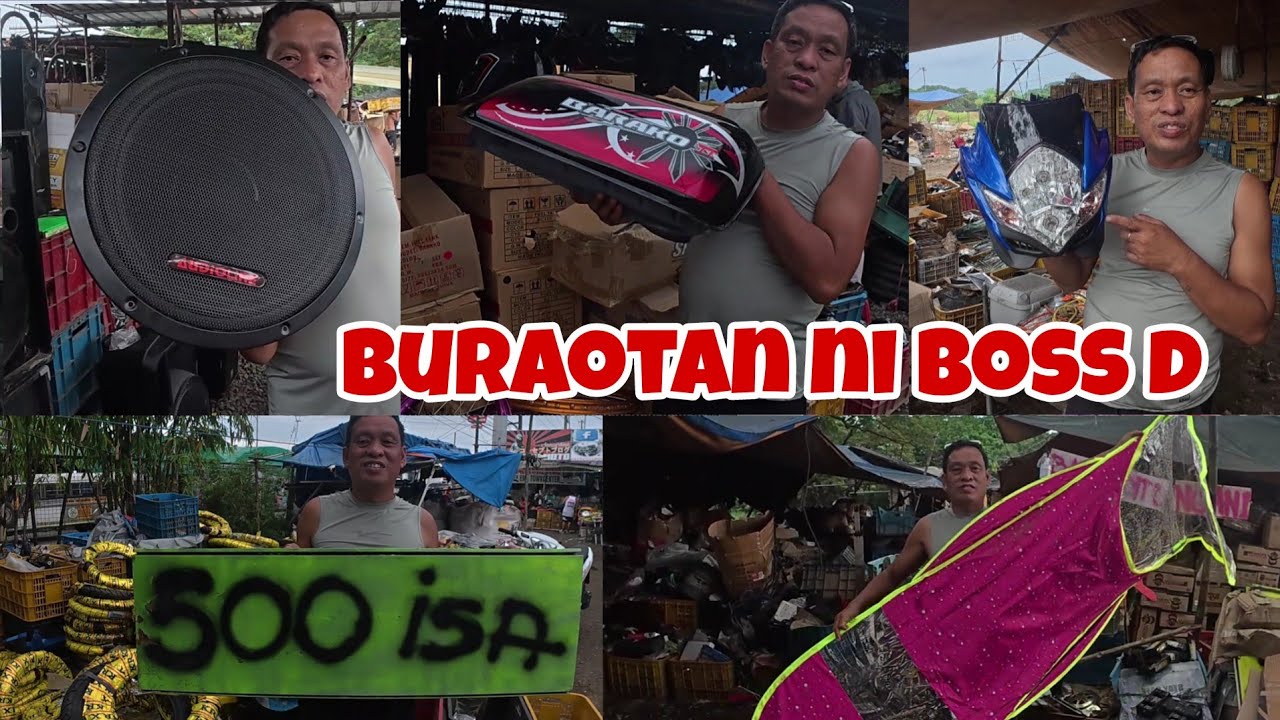 BAGONG HAKOT NA SPEAKER MURA LANG SA BURAOTAN NI BOSS D | BILIHAN NG MURANG PYESA NG MOTOR