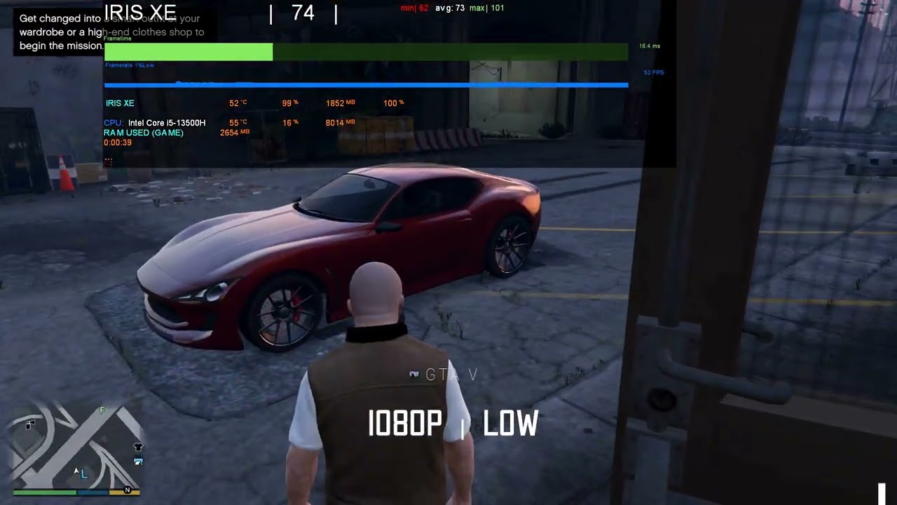 Intel XE (13500h IGPU) in 15 Games:  Rapid Gaming Test in 2024 (7-Minute Blitz)