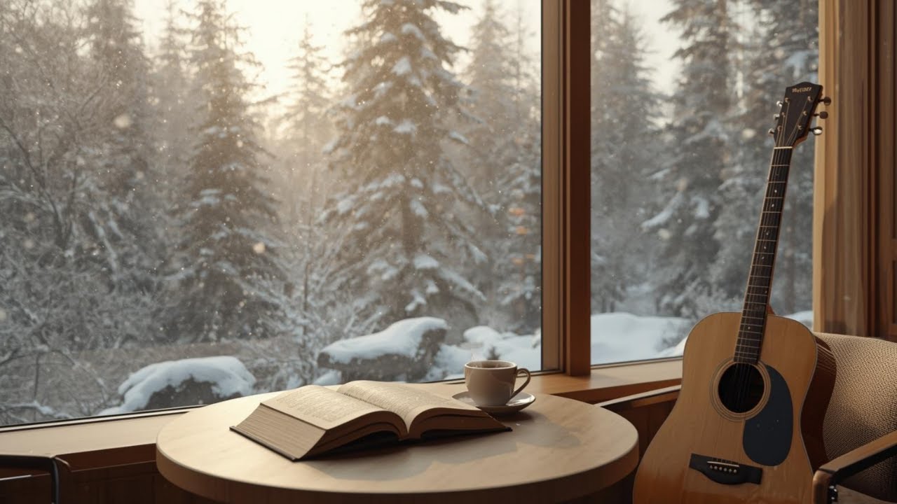 playlist Vol.17🎧그냥 틀어 놓으세요🎵 겨울 숲카페에서 | 일할때·공부할때 듣는 음악 | Winter lo-fi pop ballad cafemusic