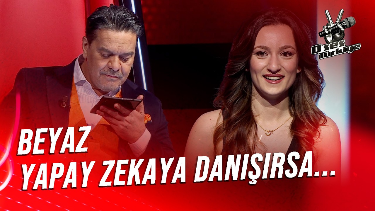 Beyaz Yapay Zekayı Kullanarak Yarışmacıyı Etkilemeye Çalışıyor | O Ses Türkiye 3. Bölüm