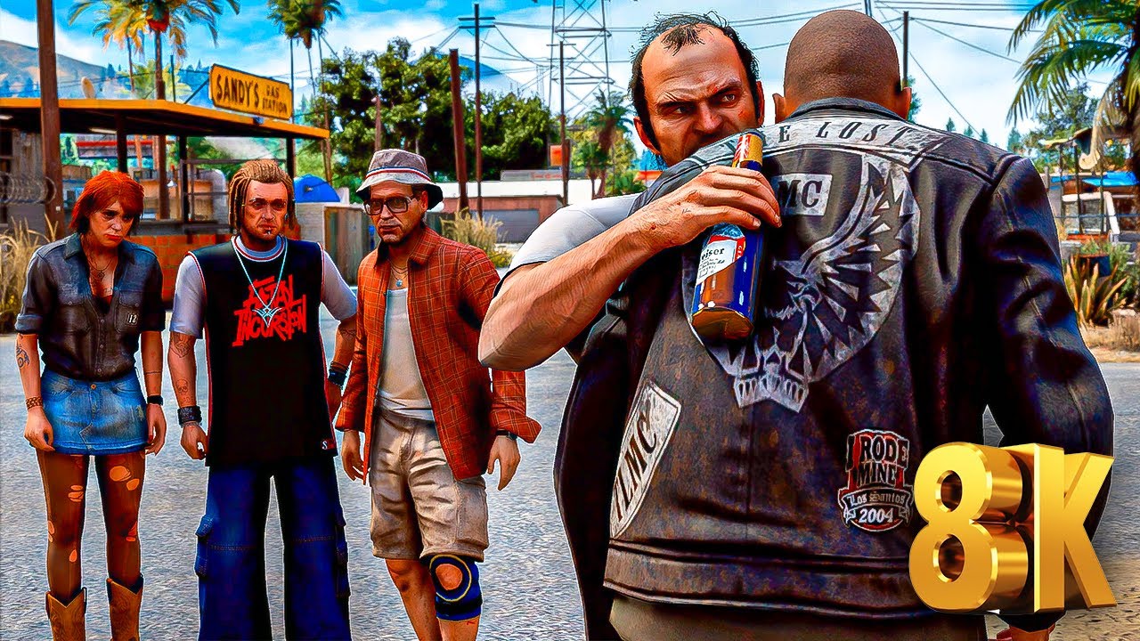GTA V: 'Mr. Philips' Mission 8K RTX 3090 Ti - Maxed-Out Ultra Graphics Mod Gameplay!