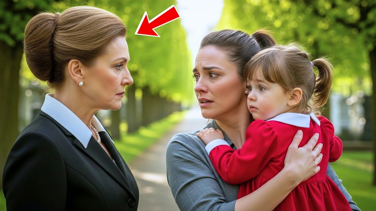 L'Imprenditrice Visita La Tomba Di Suo Figlio E Incontra Una Giovane Che Piange Con Una Bambina...