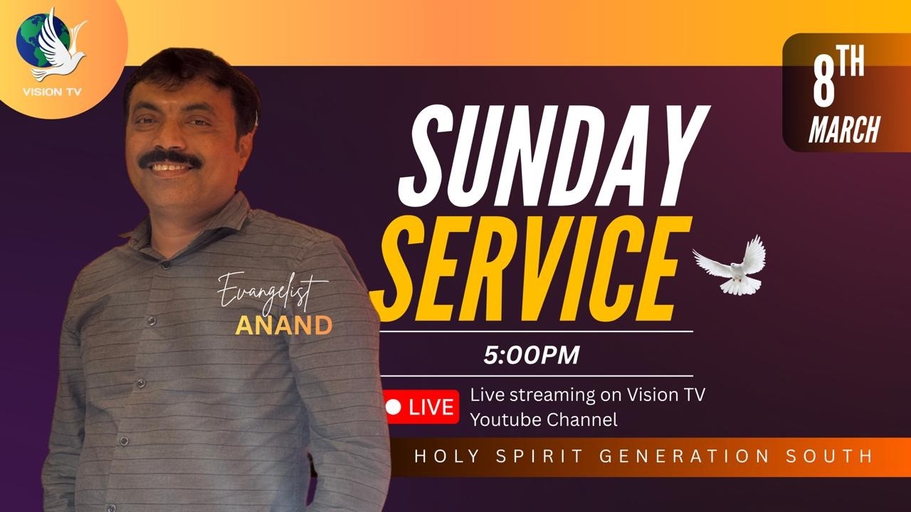 Sunday Service | Healing, Miracles & Deliverance | Sunday, 8 March 2026 | Vision TV
