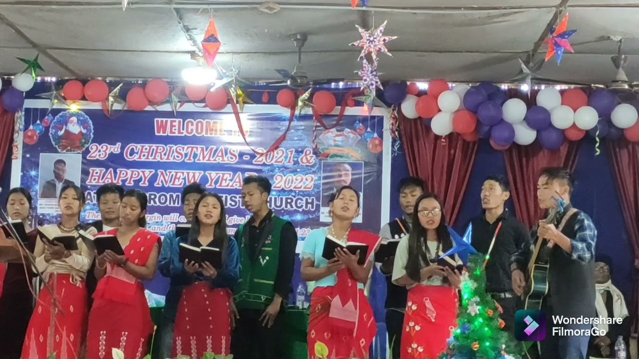 Christmas celebration at Jongrom Baptist Church 2021. Arunachal Pradesh // Northeast//India.
