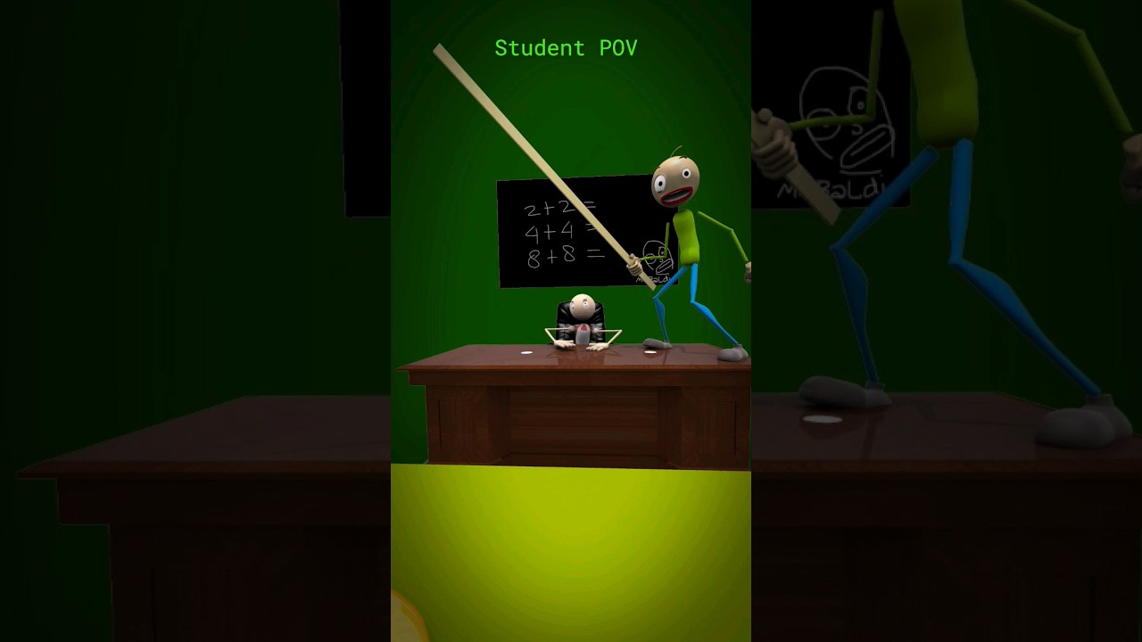 Baldi's Basic Math POV Version  (Animation Meme) #memeanimation #baldisbasics &lrm;@dude.dans_&nbsp;