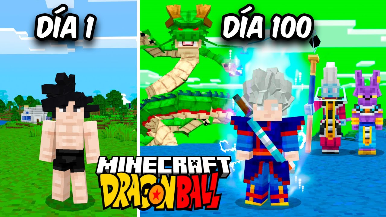 Sobreviví 100 Dias siendo un SAYAYIN en Minecraft DRAGONBALL