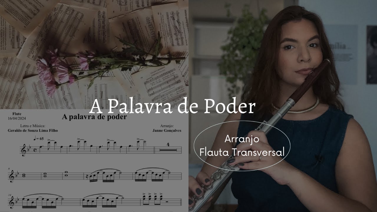 A palavra de poder | Arranjo adaptado para DUAS FLAUTAS - Bella Girão