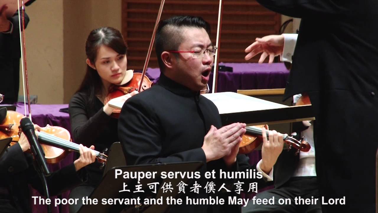Cesar Franck's Panis Angelicus (baritone solo & chorus)
