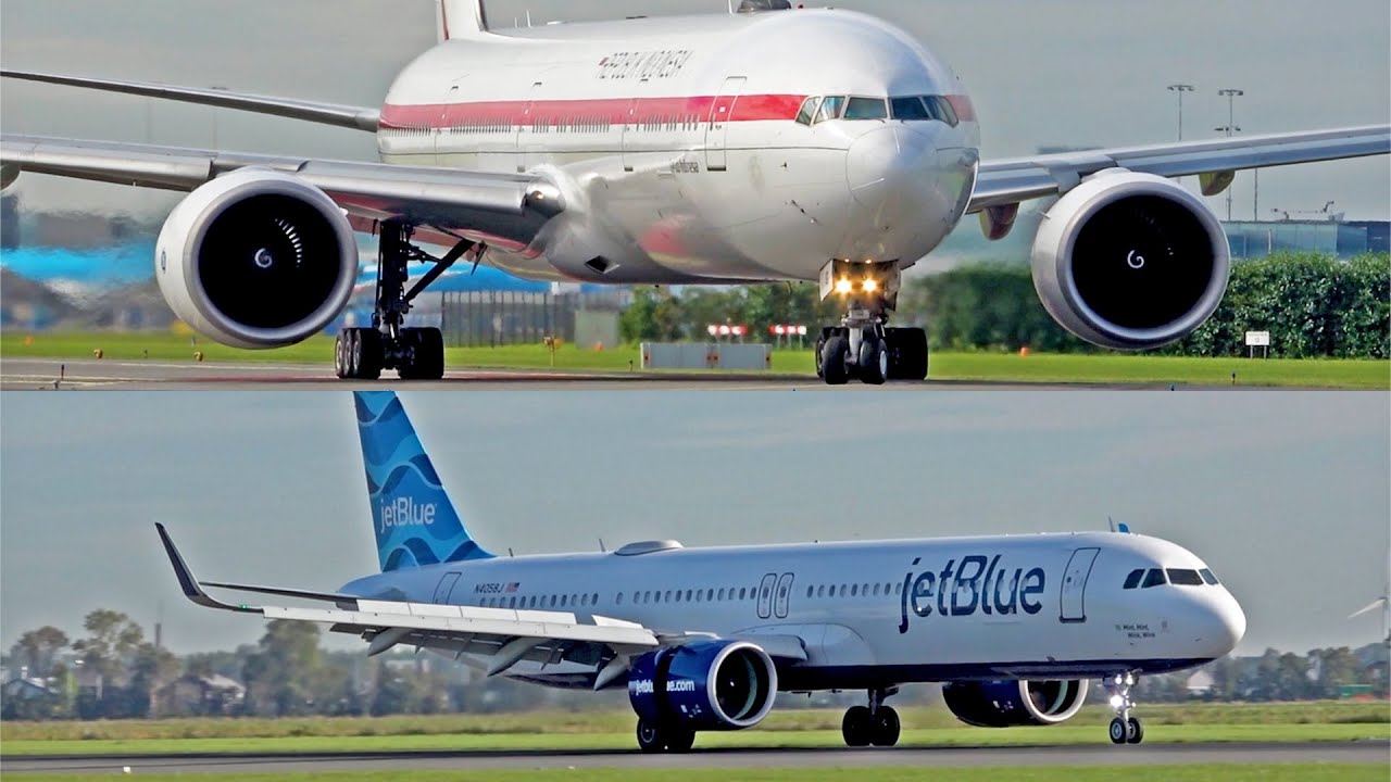 FABULOUS PLANESPOTTING AT AMSTERDAM SCHIPOHL AIRPORT SEP 2023 WITH GARUDA INDONESIA AND JETBLUE