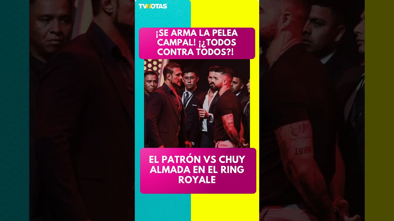 &iexcl;Caos total en el Ring Royale! Cancelan pelea de &ldquo;El Patr&oacute;n&rdquo; tras altercado en el ring