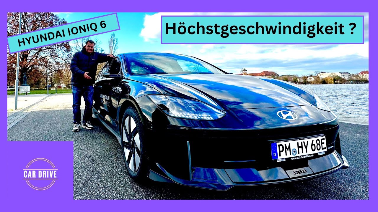 HYUNDAI IONIQ 6 MEGA Fahrtest Autobahn & Landstraße incl. Verbrauch !