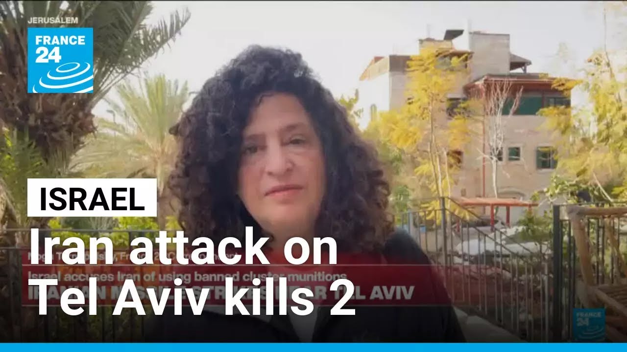 Iran missile fire kills two in central Israel • FRANCE 24 English