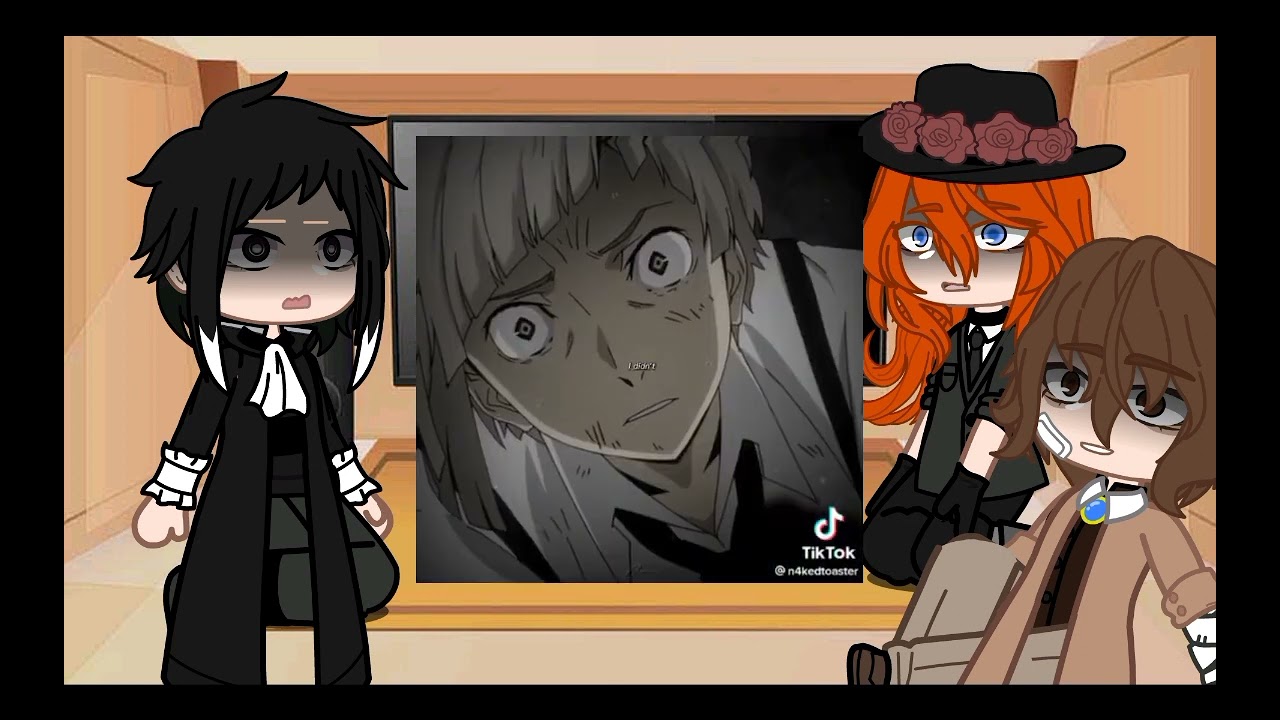bsd react to atsushi +angst |short|