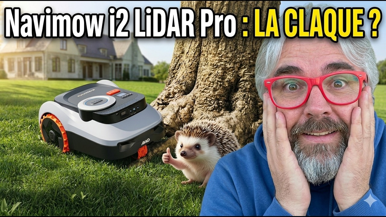 Navimow i2 LiDAR Pro : la 3ᵉ roue motrice qui change tout ! Test complet robot tondeuse.