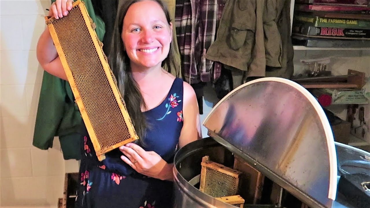Harvesting Honey | From Grandpa's Honey Bees!