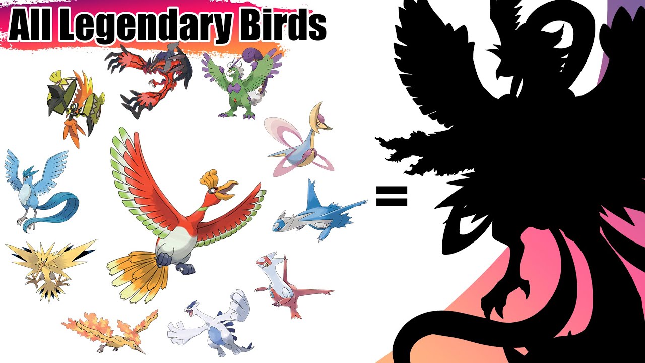 All Legendary Birds Pokémon Fusion (Gen 1 - Gen 8)