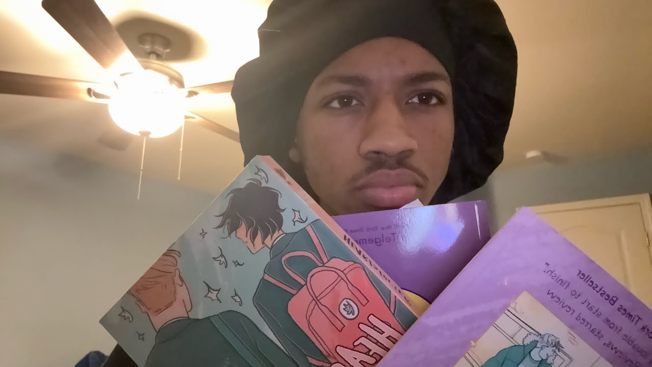 tapping on books asmr 