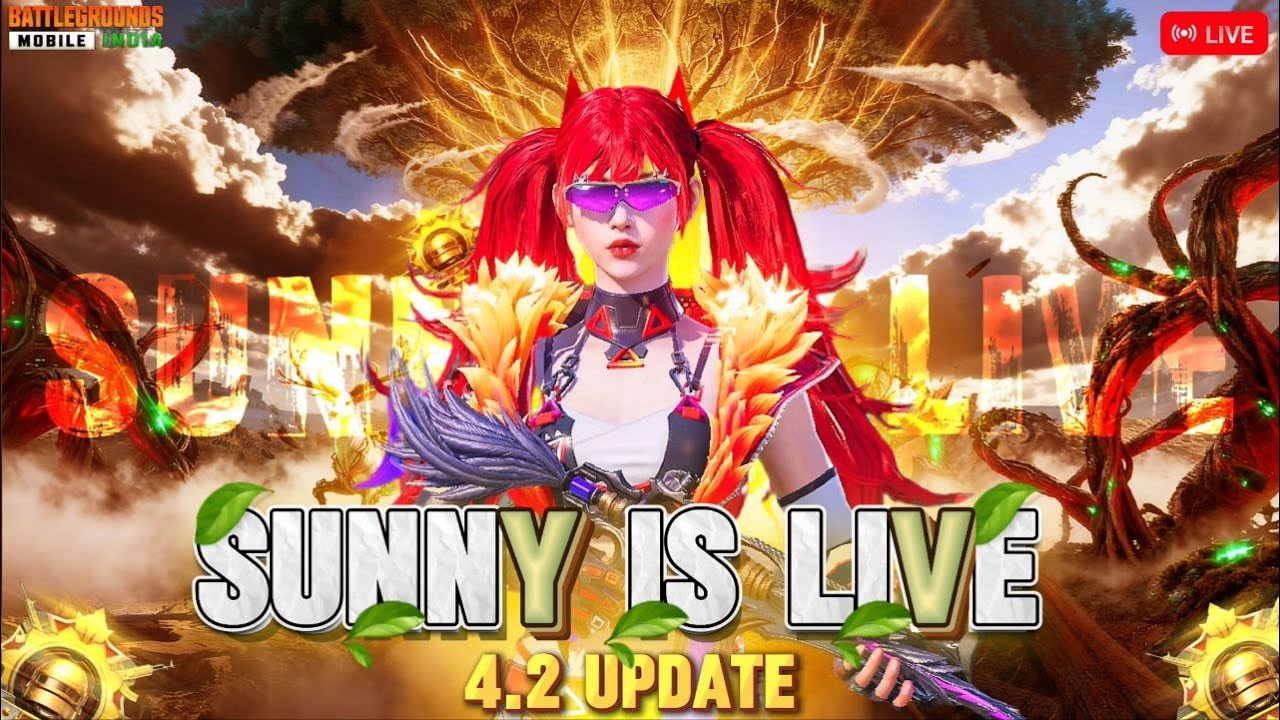 🔴SUNNY IS LIVE | 4.2 UPDATE GAMEPLAY 🔥 | BGMI 🎮 #bgmi #live #streamer #pubg #funny #fyp