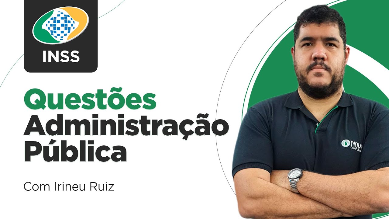 Concurso INSS 2024 Gabaritando Administração Pública