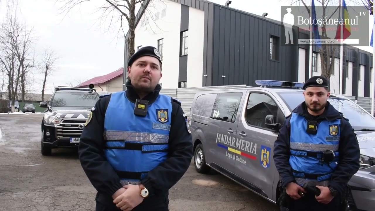 Cum sunt utilizate bodycam-urile de jandarmii botoșăneni