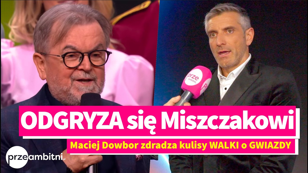 Maciej Dowbor ODGRYZA się Miszczakowi: poszło o GWIAZDY. Edward ŻAŁUJE przejścia z TVN do POLSATu?