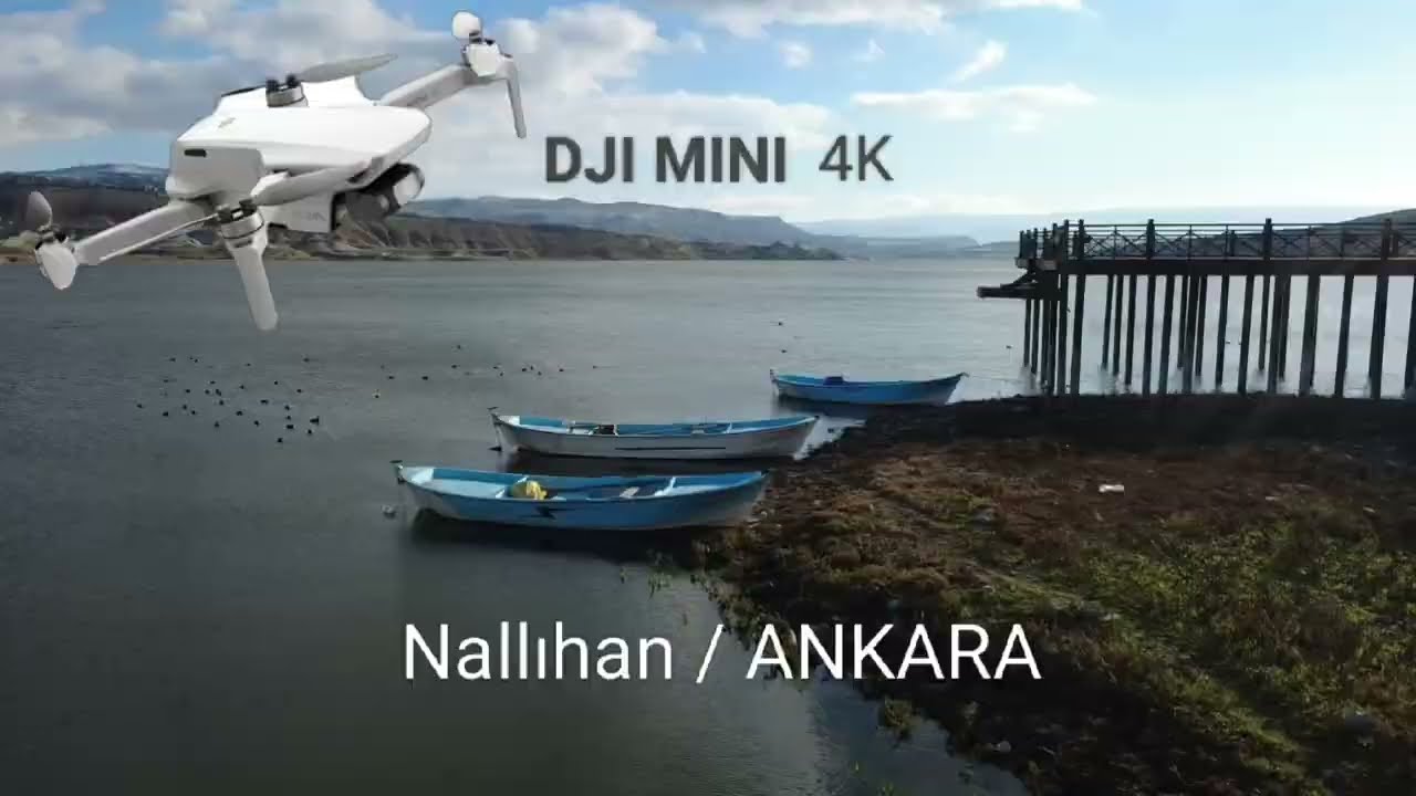 Ankara / Nallıhan / Çayırhanda Bulunan Sarıyar Barajını DJI Mini 4k drone ile görüntüledik