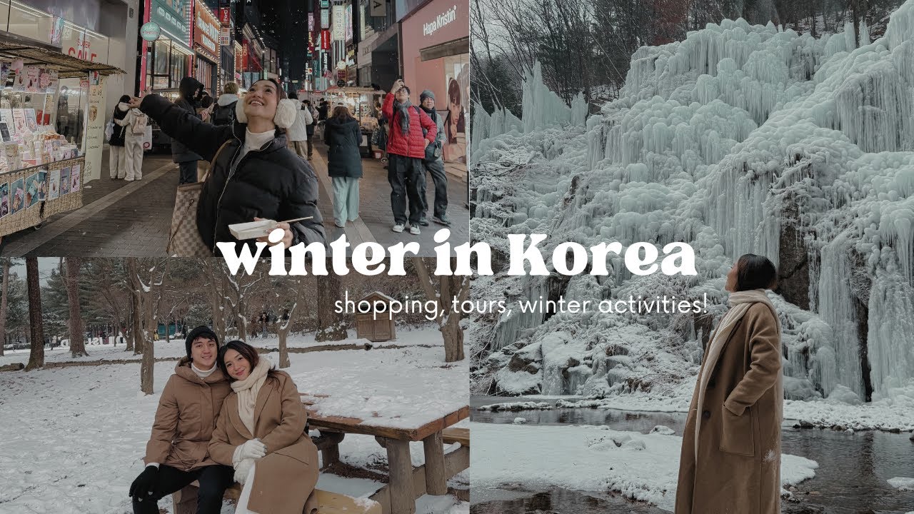 SHOPPING & WINTER ACTIVITIES IN KOREA | Angel Dei