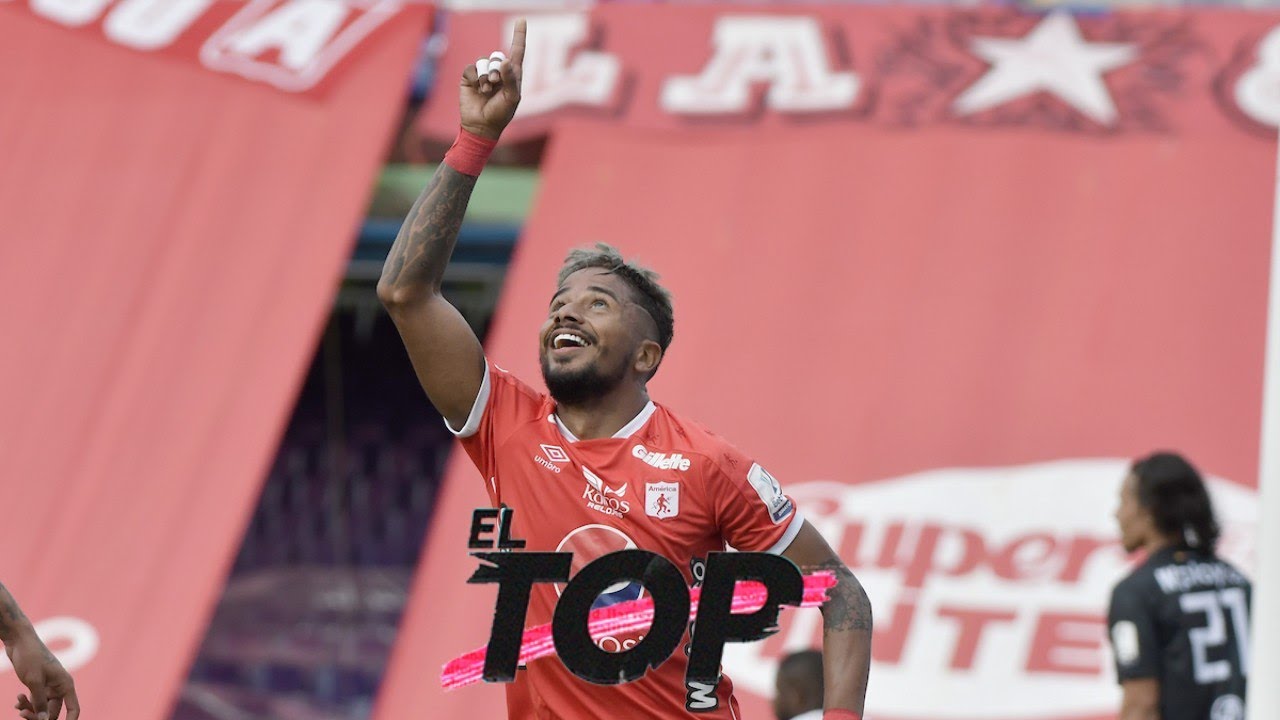 5 goles espectaculares de Yesus Cabrera en el f&uacute;tbol colombiano | El Top de Win Sports