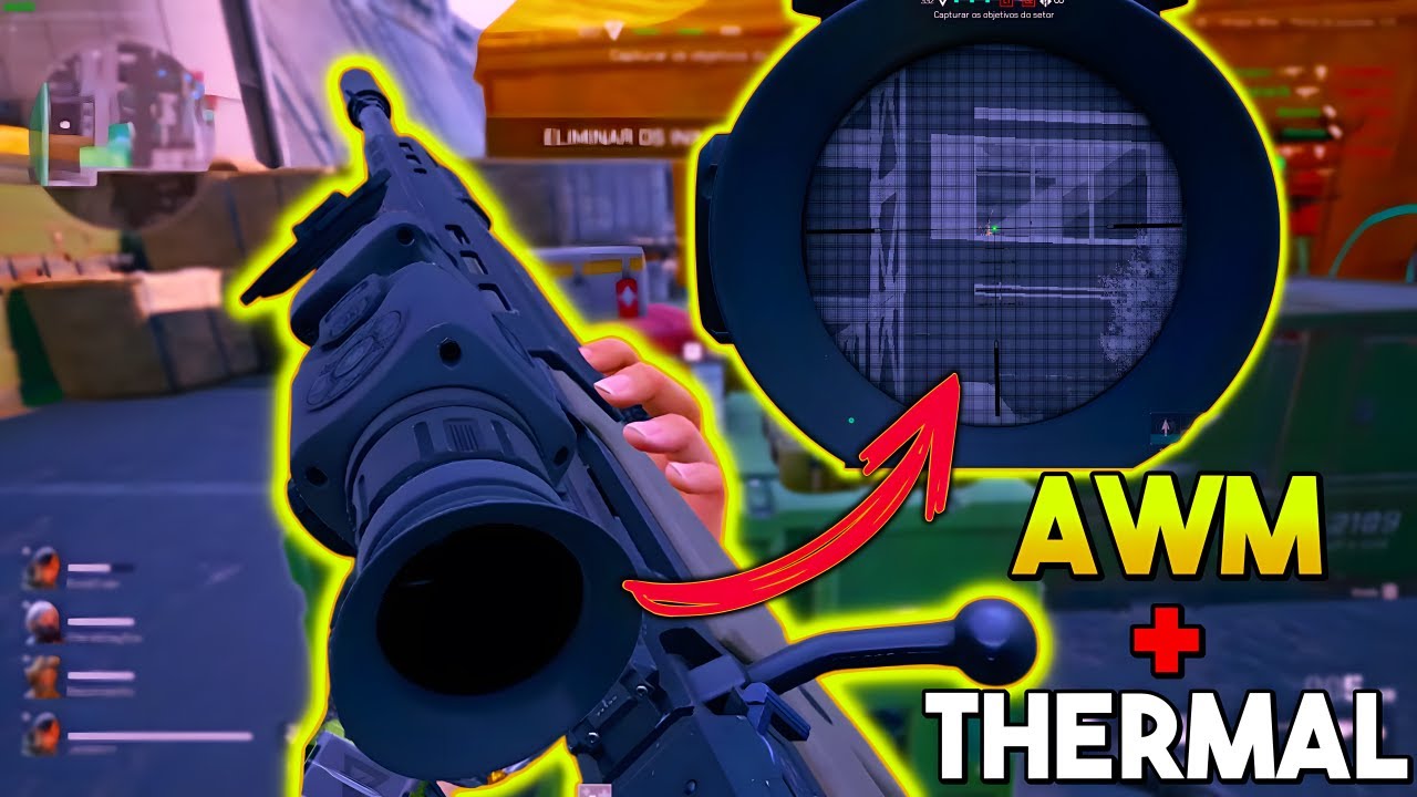 DELTA FORCE: Mira Thermal, TESTANDO NA AWM!!