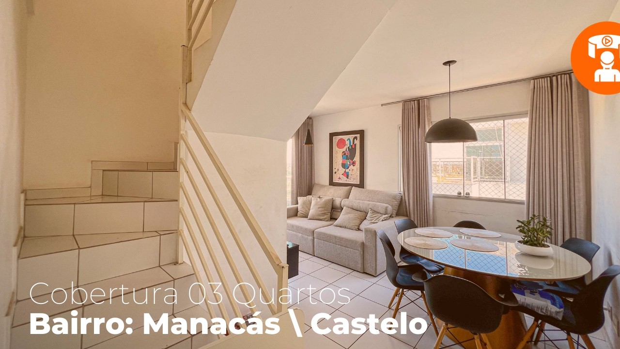 VENDA: COBERTURA 03 QUARTOS - MANACÁS - BH/ MG (CÓDIGO: 415410)