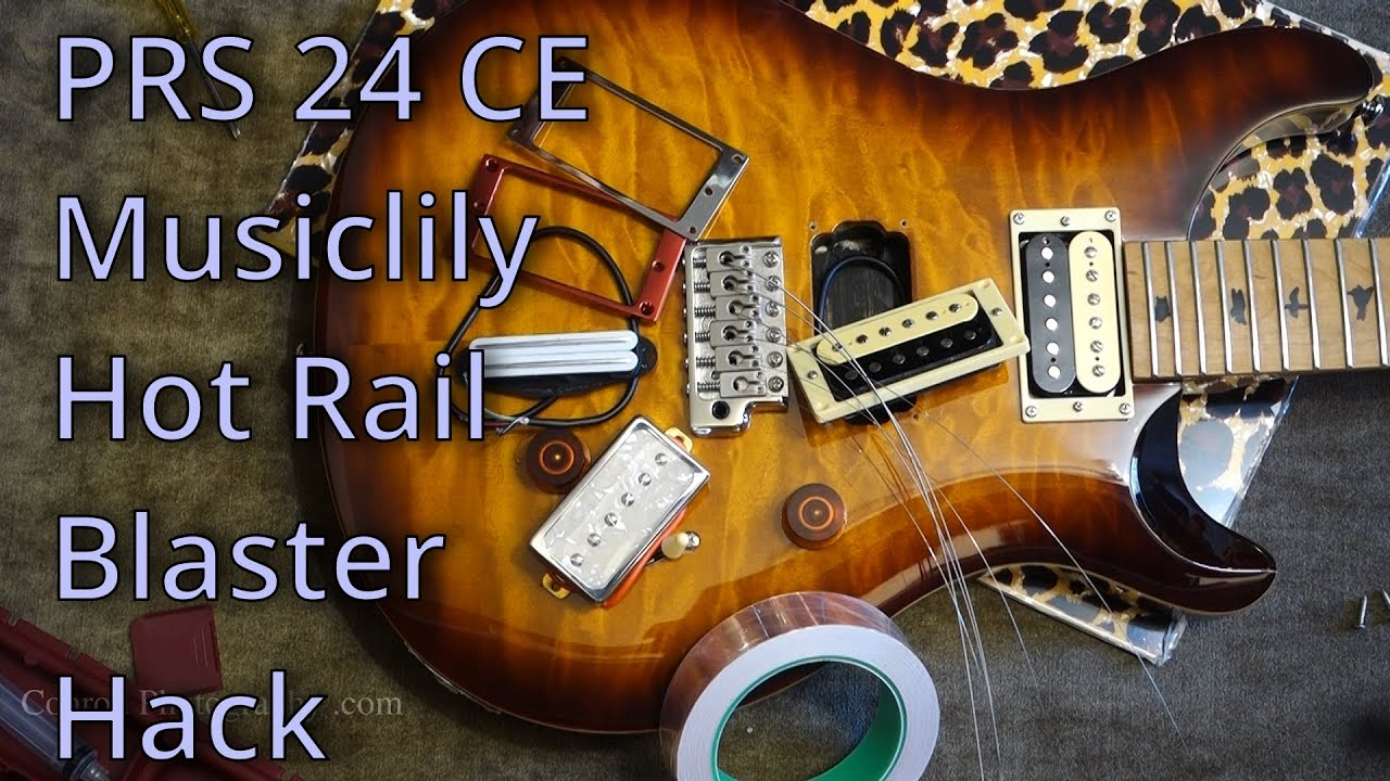 PRS 24 CE Musiclilly Hot Rail Hack - Roasted Maple Neck