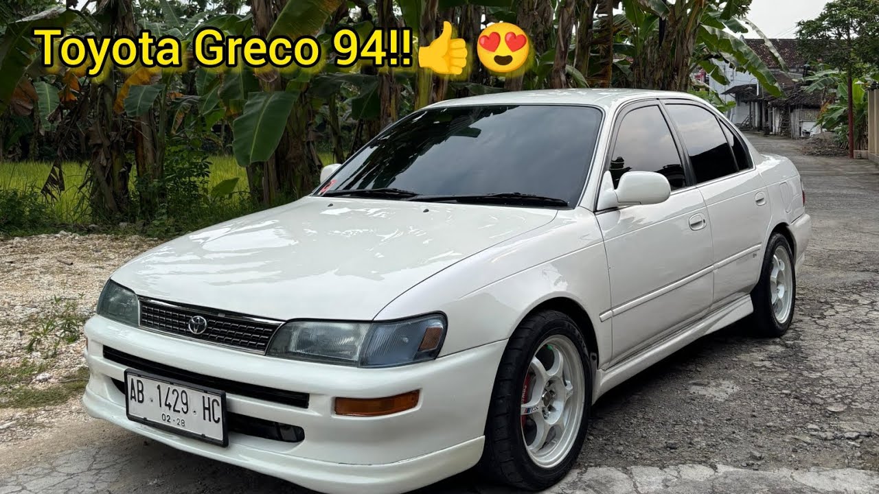 Toyota gretd Corolla SEG tahun 94❗asli putih top kondisi👍😍, ganteng dan pernah jaya di masa nya‼️