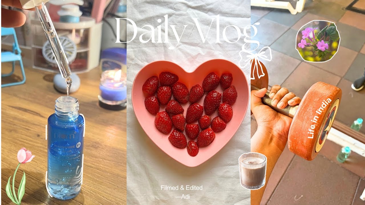 A Day in my life🌷💕✨| Productive Day, Gym, Cooking, Studying, Chilling, Skincare #dailyvlog #vlogging