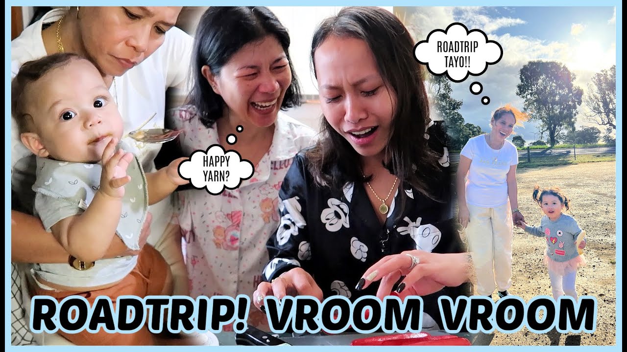 UNANG ROADTRIP NI MAMA SA AUSTRALIA! TARA KINA MANAY! ❤️ | rhazevlogs