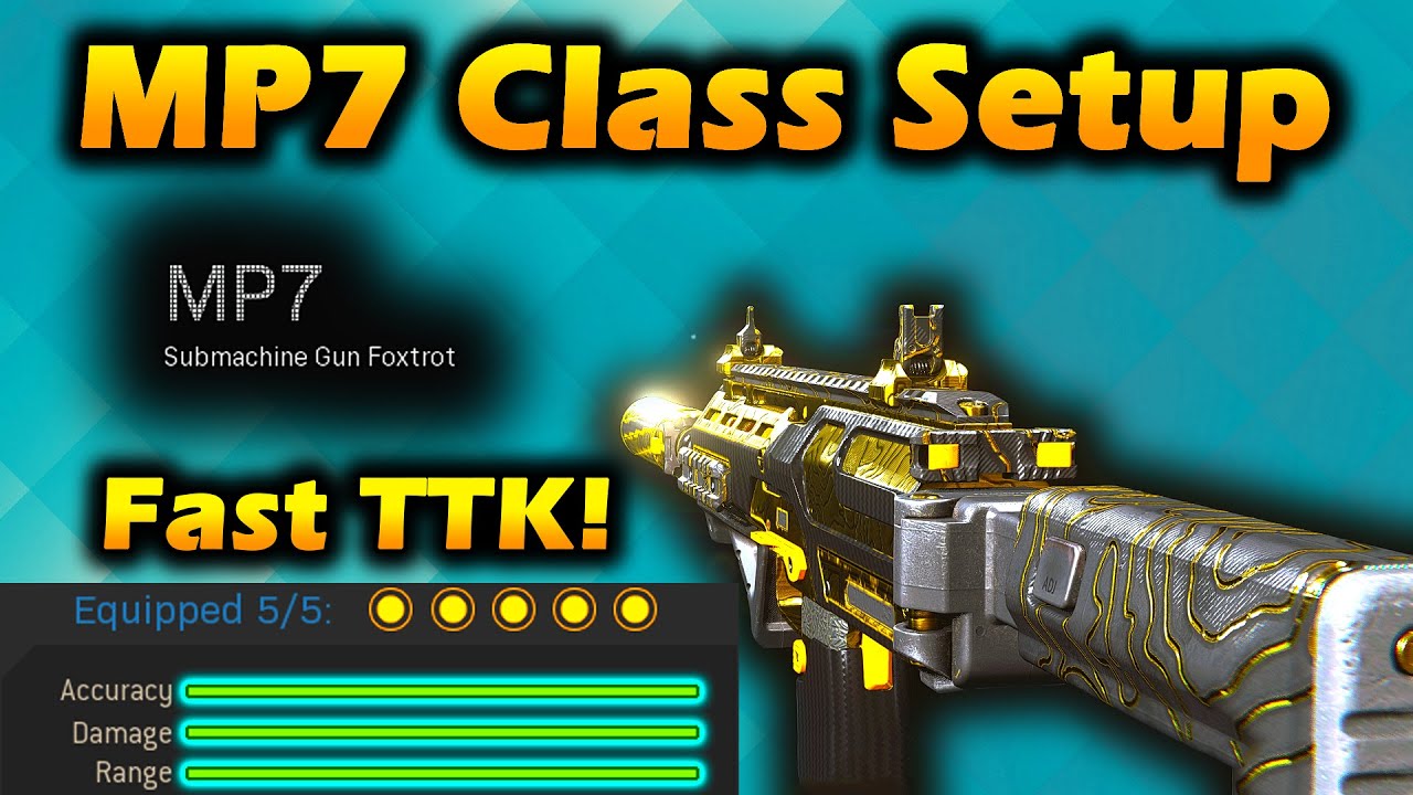 BEST MP7 Class Setups for COD Warzone & Multiplayer (IT'S A LASER!)