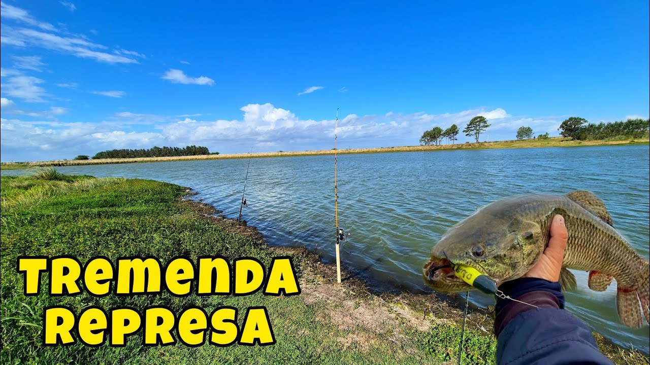 Esta REPRESA es un PARAISO de la PESCA en URUGUAY