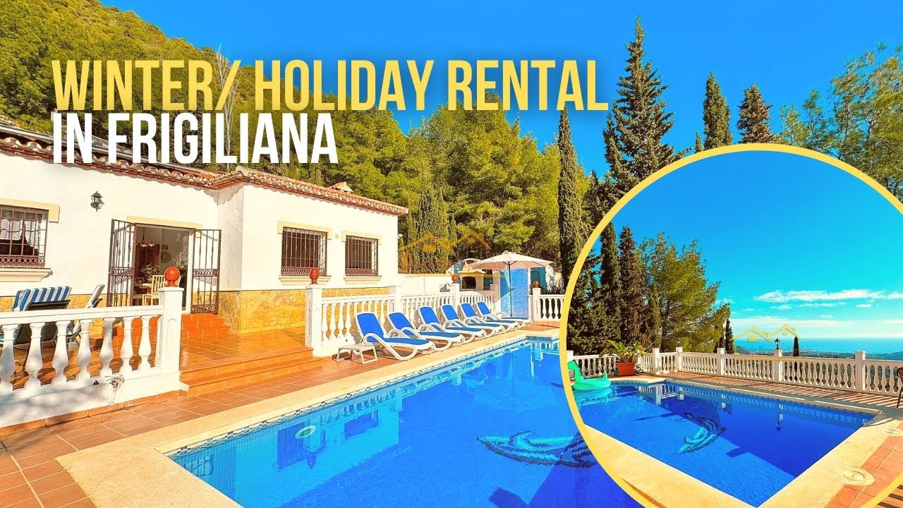 ☀️ Villa Thomas, with Private Swimming Pool & Views - Holiday & Winter Rental [Frigiliana, Spain]