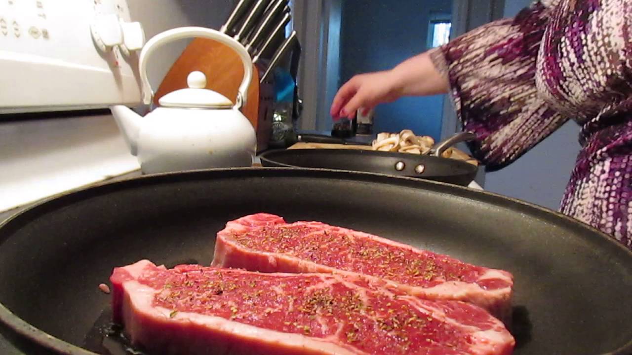 Cooking Steaks - ASMR Sounds - No Talking