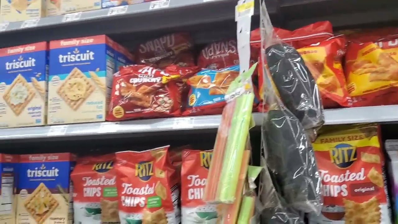 NEED A SNACKS?: ASMR! SHOPPING WITH AT WALMART CRACKERS AISLE! #amazing #asmr #shopping #snacks 