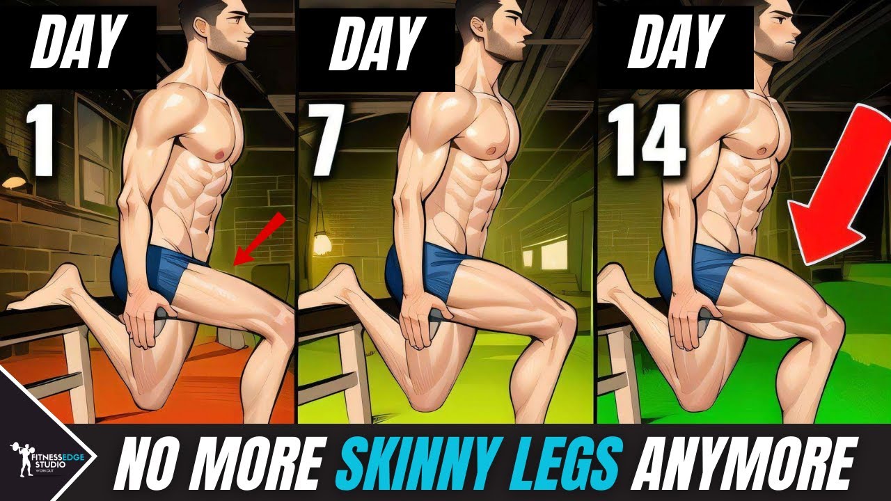 No More Skinny Legs, Do This 5 Exercises Only!