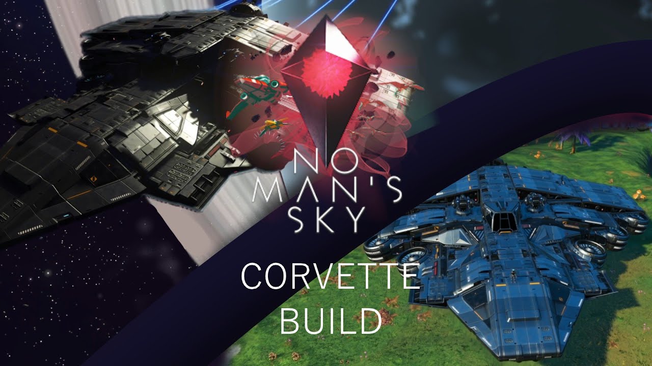 Episches Corvette-Raumschiff bauen in No Man’s Sky | Bau-Idee