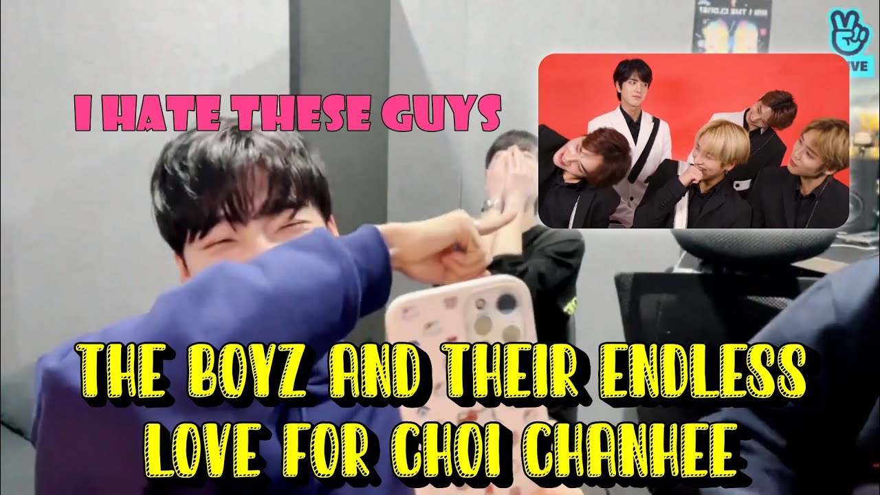 the boyz and their love towards new/choi chanhee